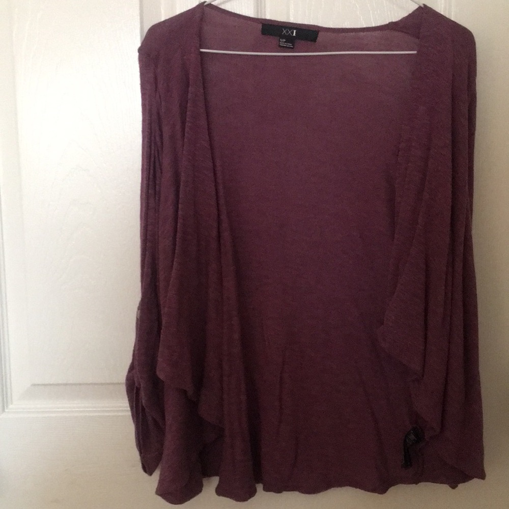 Forever 21 Purple Cardigan Size S